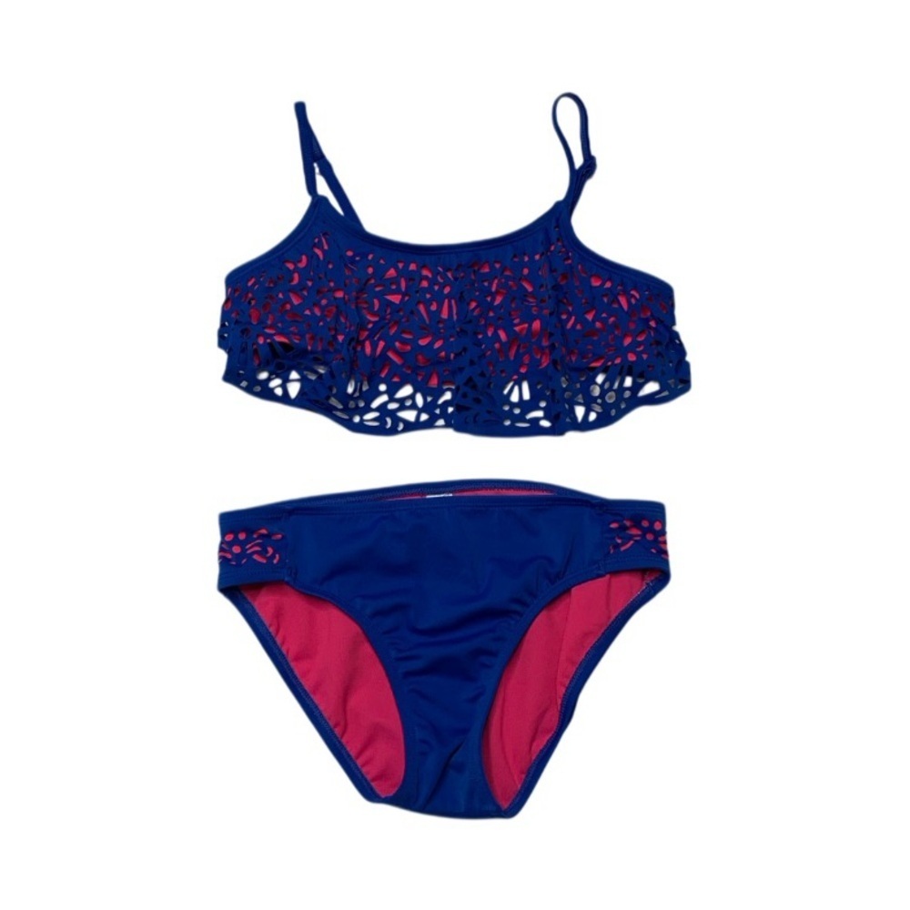 Justice Blue‎ and Pink Kids Swim Bikini